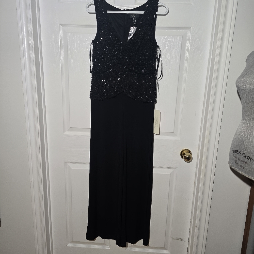 ADRIANNA PAPELL NWT sequin Jumpsuit